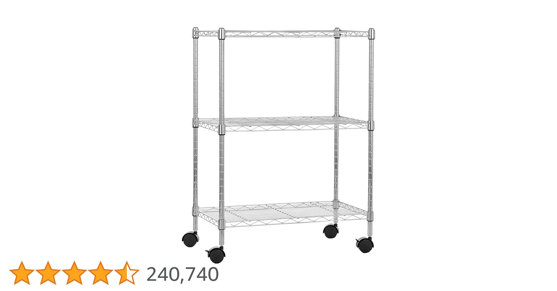 スチールラック・メタルラック AGM スチールラック メタルラック 3段 耐荷重幅750×奥行350×高さ580mm MTV